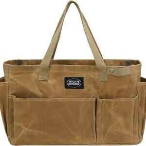 Canvas Waterproof Camping Storage Bag Organizers With Pockets(1 Bag(Any Style))
